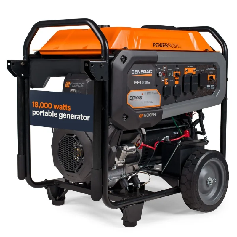 Generac 22500W Portable Gas Generator w/ COsense Technology (50-State Edition)