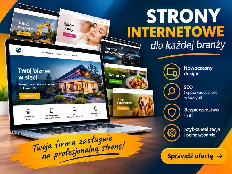 Strony internetowe dla firm cateringowych i eventowych
